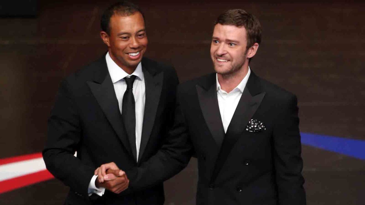 Tiger Woods and Justin Timberlake opening sporting activities bar in New York