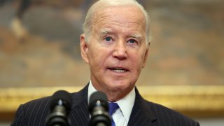 U.S. President Joe Biden delivers remarks on the September jobs report at the White House on October 06, 2023 in Washington, DC.