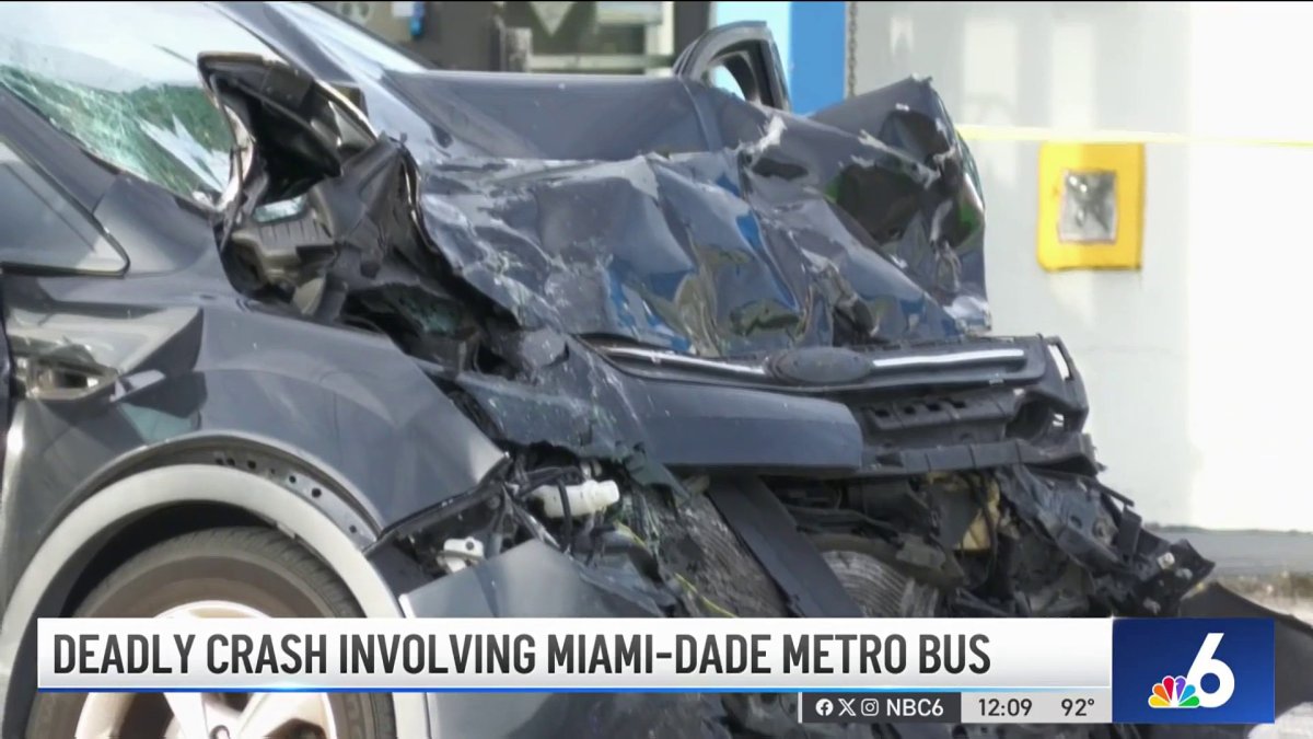 Deadly crash involving Miami-Dade metro bus – NBC 6 South Florida
