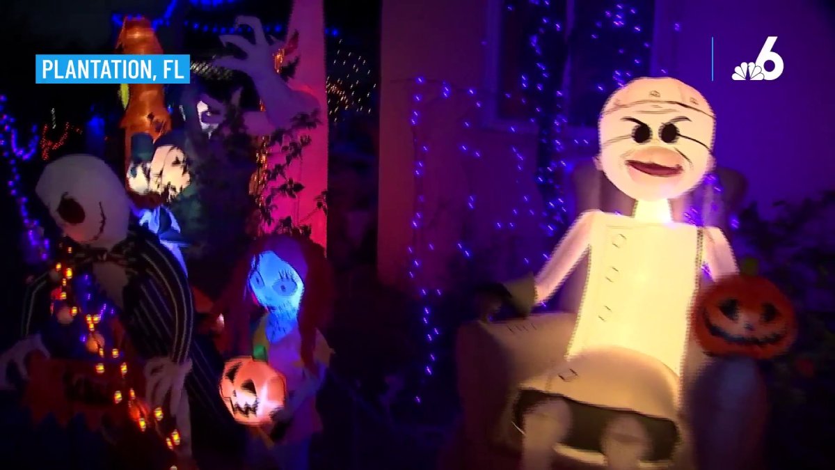 Plantation family hosts Halloween haunted house – NBC 6 South Florida