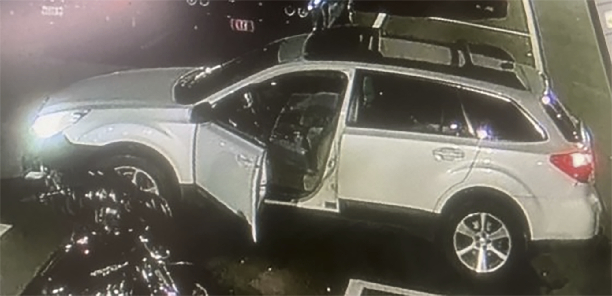 This photo released by the Lewiston, Maine, Police Department on Wednesday, Oct. 25, 2023, shows a vehicle police are seeking information on in connection to an active shooter situation in Lewiston, Maine.