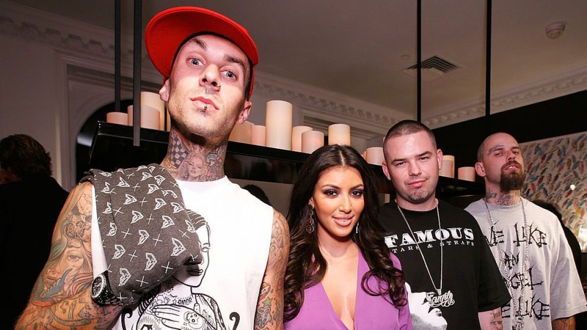 The net is remembering Travis Barker and Kim Kardashian were briefly concerned
