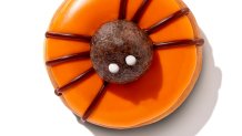Dunkin's Halloween-themed spider doughnut