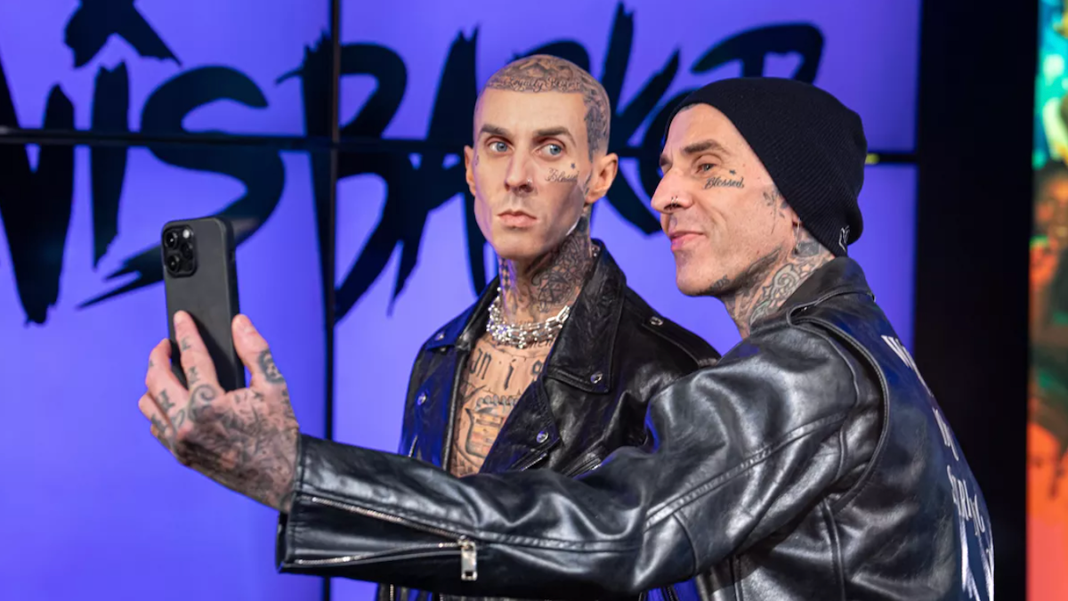 Travis Barker’s wax figure will have you accomplishing a double consider