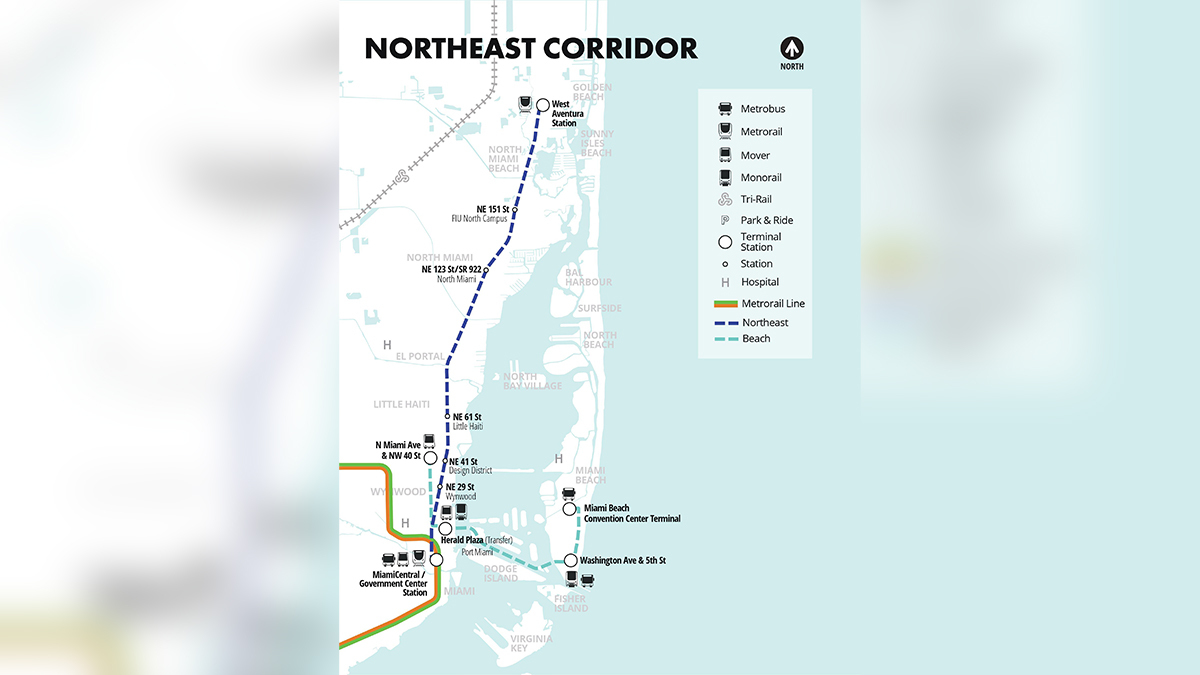 A closer look at the Northeast Corridor Rapid Transit Project – NBC 6 ...