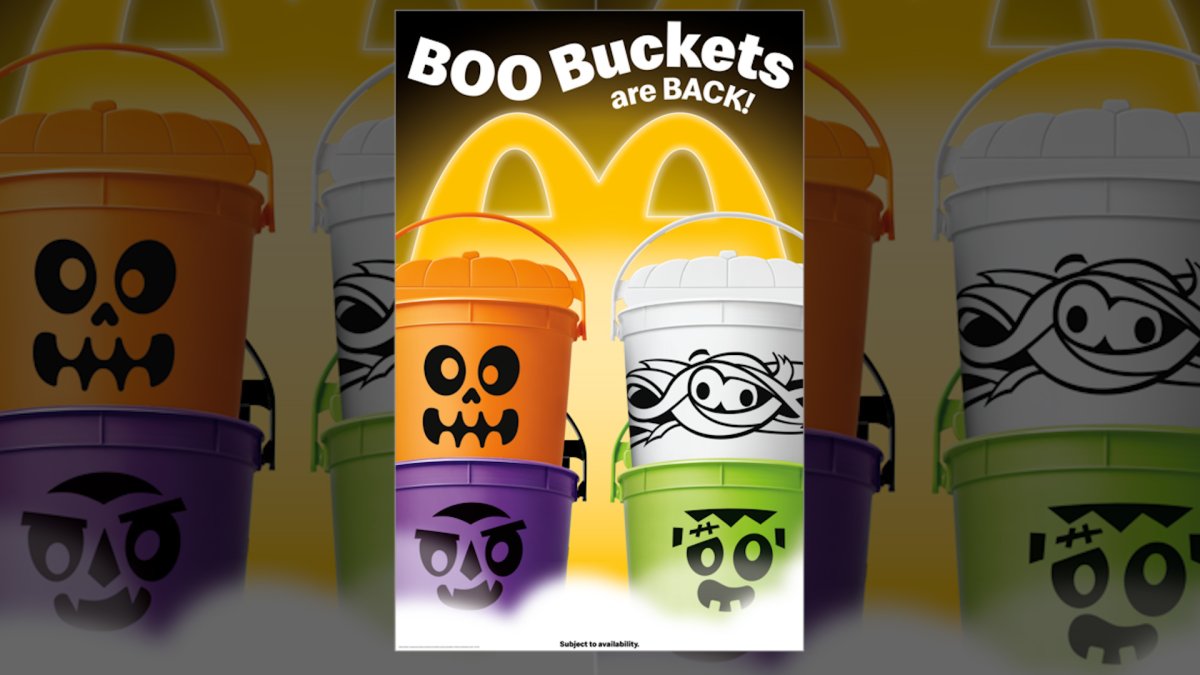 McDonald’s ‘Boo Buckets’ are formally again for 2023. This is how to get one
