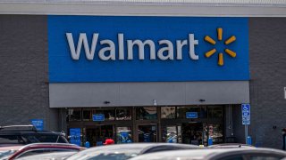 A Walmart store in San Leandro, California, U.S., on Monday, Aug. 14, 2023.