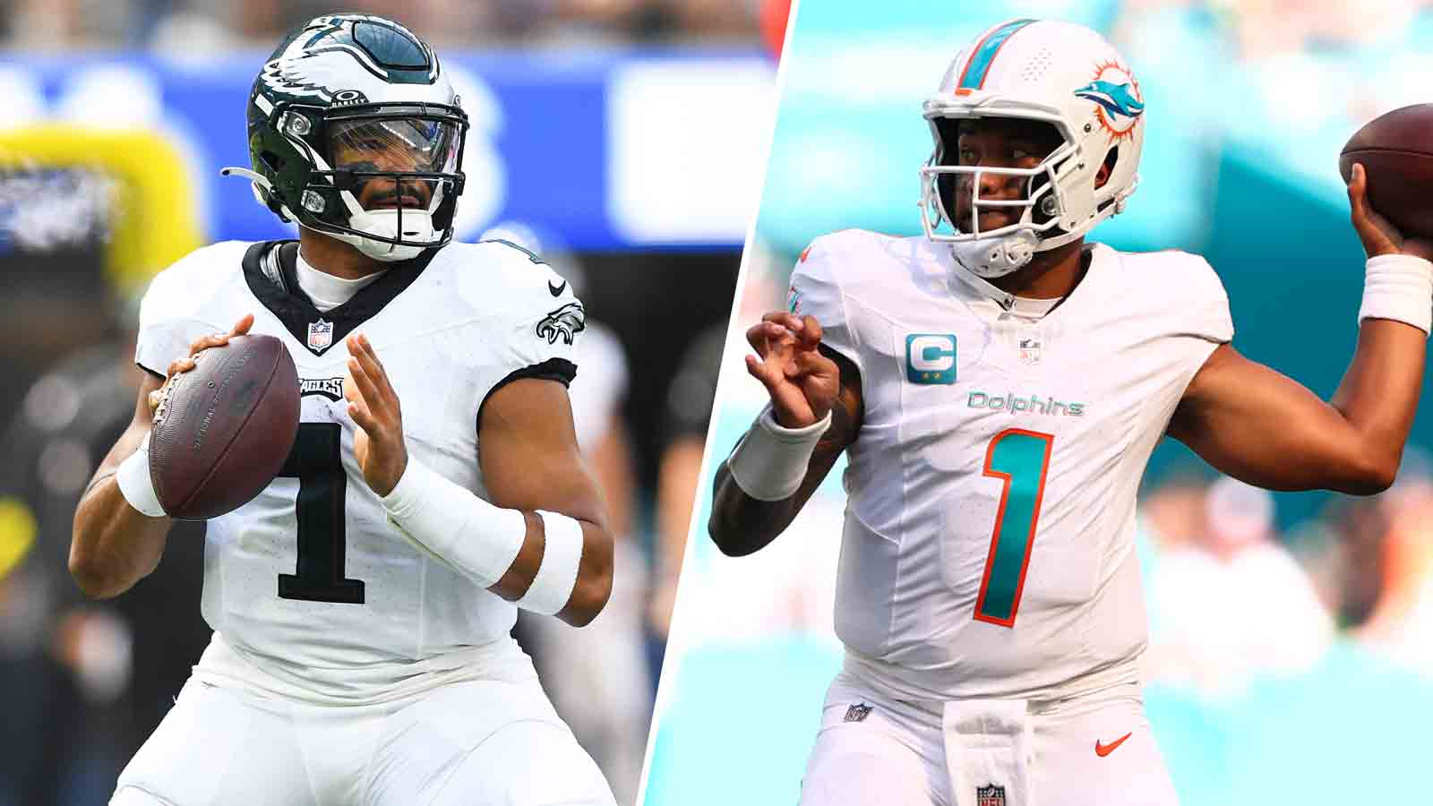 Hurts' Eagles and Tagovailoa's Dolphins square off in matchup of 5