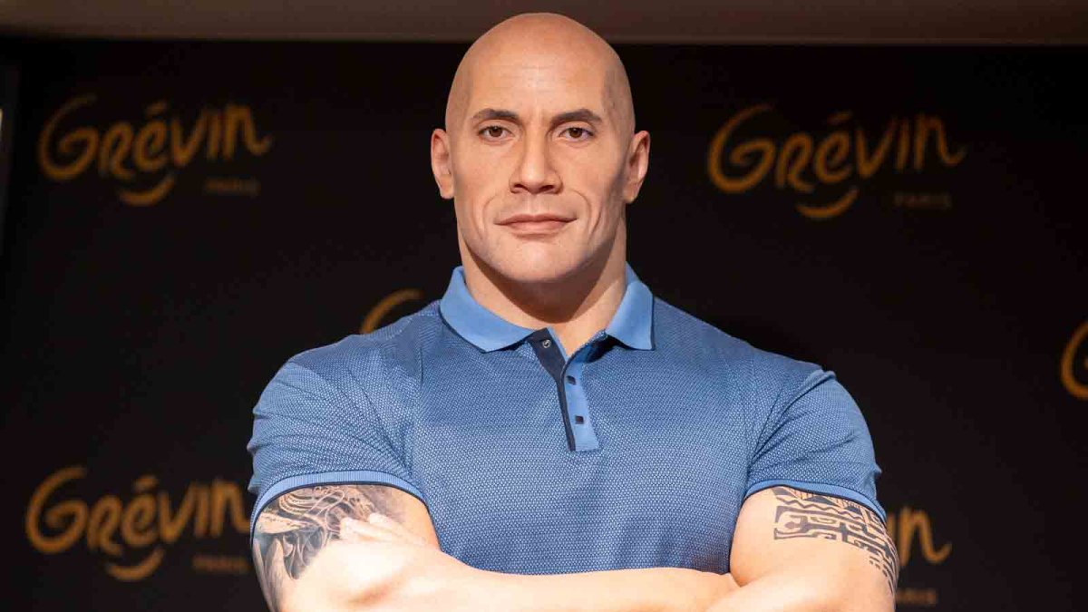 Dwayne Johnson suggests museum will will need to fix wax statue’s mismatched skin tone