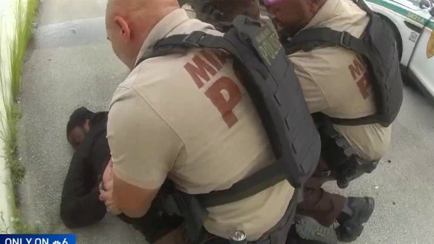 WATCH: New bodycam video shows Miami-Dade Police arresting suspect after high-speed chase