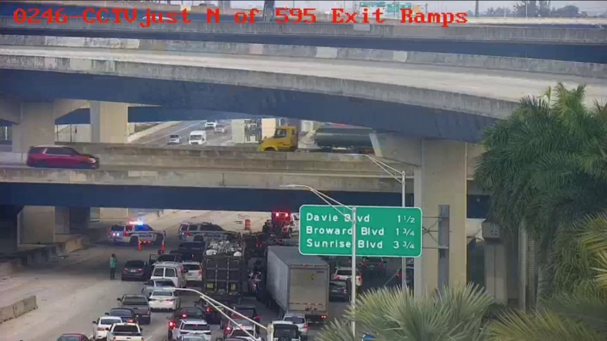 Major multi-vehicle crash shuts down I-95 lanes in Broward County – NBC ...