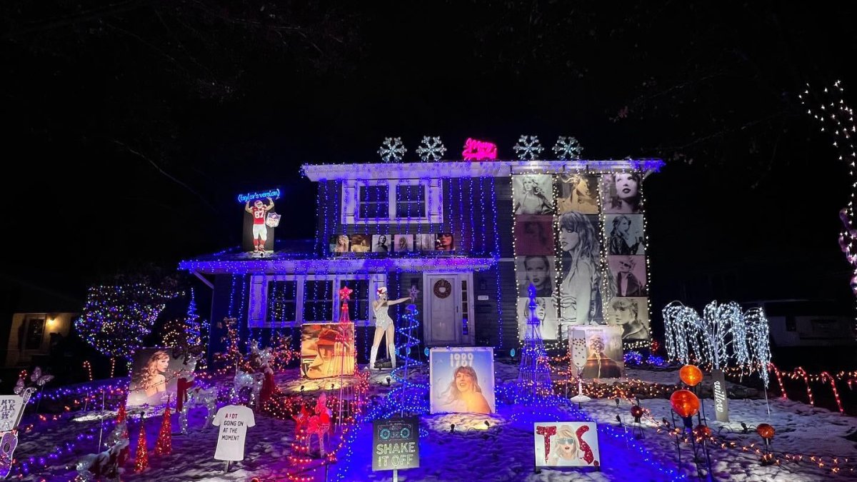 ‘Merry Swiftmas’: Naperville dwelling decked out in Taylor Swift-themed holiday getaway lights show and admirers are loving it