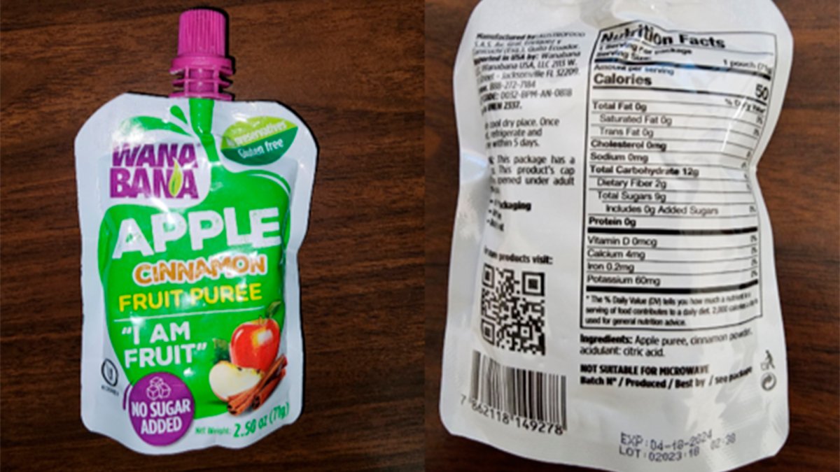 More fruit pouches recalled due to illnesses linked to lead – NBC 6 South Florida - Vimarsana News