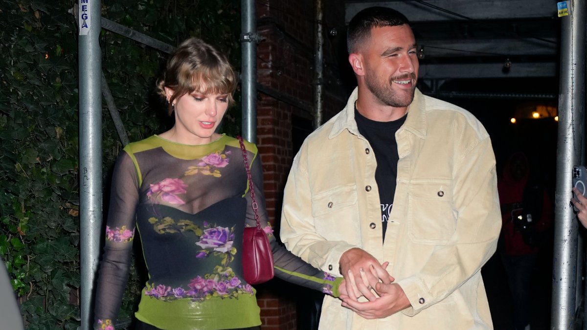 Travis Kelce was questioned if he is ‘in love’ with Taylor Swift. Look at his response