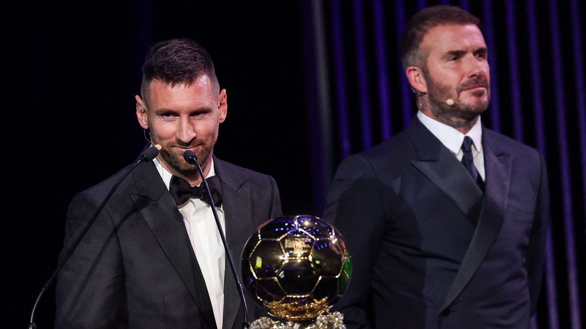 Lionel Messi's 8th Ballon D'Or trophy celebrated by Inter Miami in  exhibition