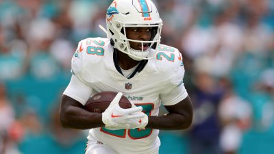 Dolphins running back Achane's status against the New York Jets remains unclear