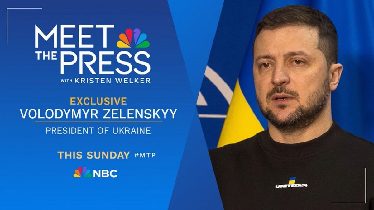 Meet the Press to air exclusive interview with Ukrainian President at special time on NBC6 Sunday - Vimarsana News