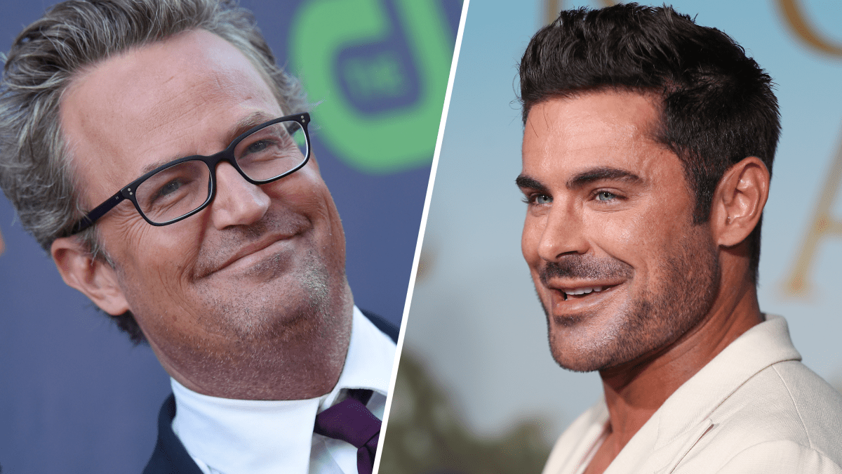 Zac Efron reacts to Matthew Perry wanting him for his biopic