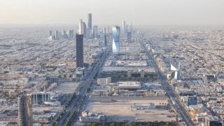 Cityscape of Saudi capital Riyadh.