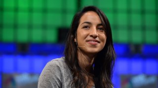 Noor Siddiqui, founder and CEO of Orchid, during the web summit for careers during Day 2 of the 2014 Web Summit in Dublin, Ireland, Nov. 5, 2014.