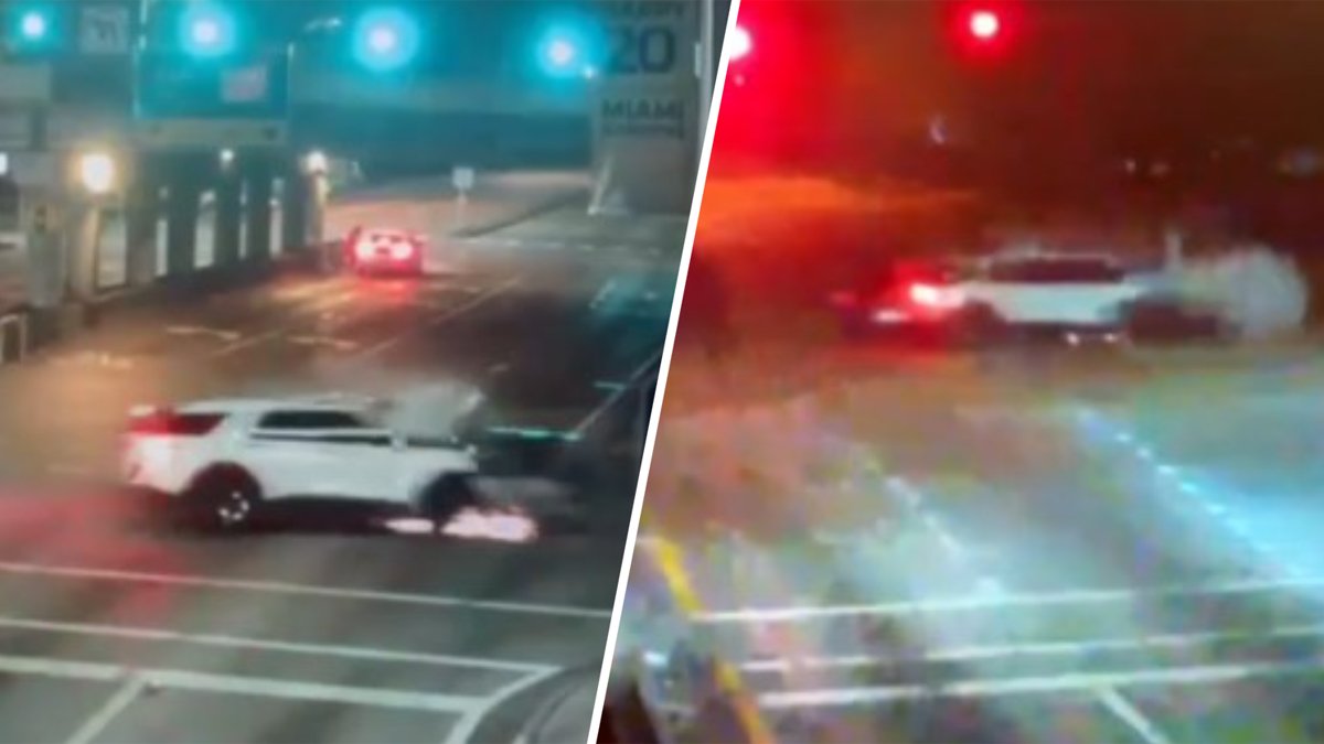 Wild video shows DUI crash that left Miami Gardens Police officer, 2 ...