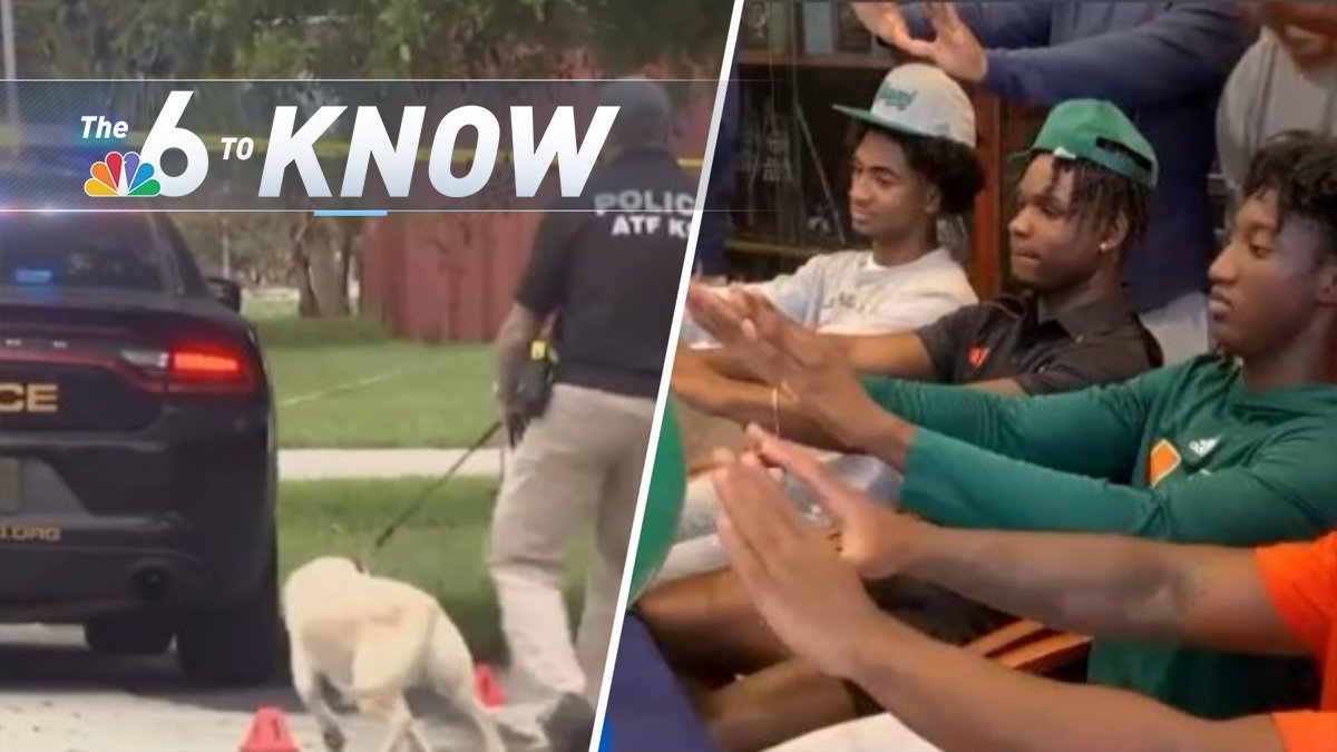 6 to Know – Top stories of the day – NBC 6 South Florida