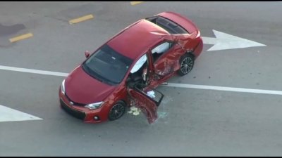 Driver hospitalized, another flees on foot after hit-and-run crash in Miami