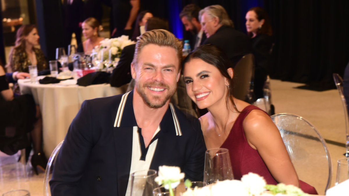 Derek Hough reveals wife is in hospital soon after unexpected emergency surgical procedure for bleeding in her skull