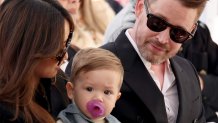 Brenda Song and Macaulay Culkin attend the ceremony honoring Macaulay Culkin