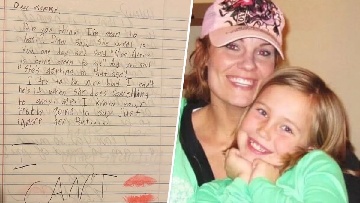 Daughter finds emotional letters she wrote her mother as a kid and the video clip is likely viral