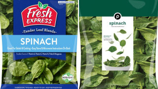 The recalled products include Fresh Express Spinach, 8 oz. size, with product code G332 and a use-by date of Dec. 15, and Publix Spinach, 9 oz. size, with product code G332 and a use-by date of December 14.