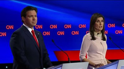 Gov. DeSantis and Nikki Haley face off in presidential debate in Iowa