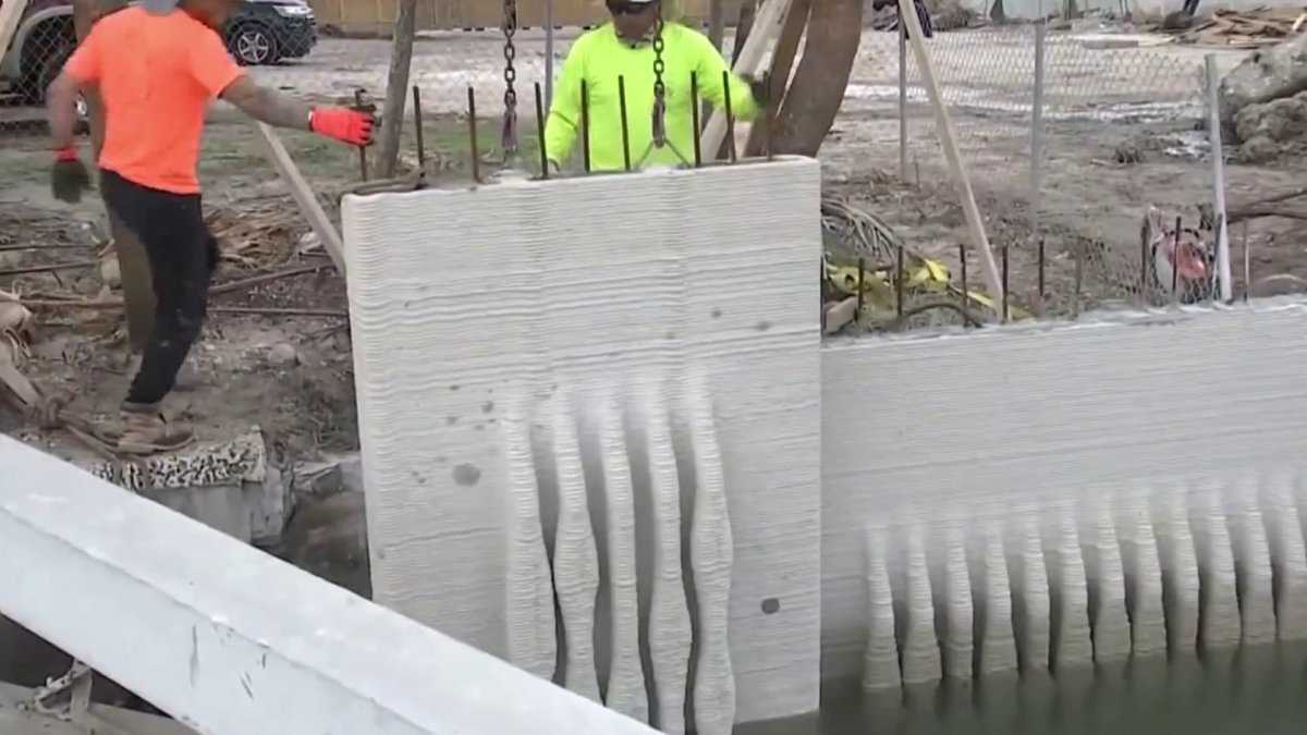 First-of-its-kind seawall being installed on Pine Tree Drive Circle in ...