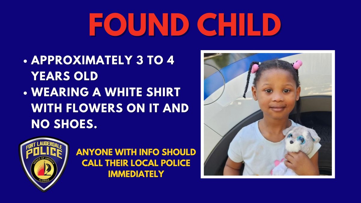 Mother located after child found wandering alone in Fort Lauderdale ...