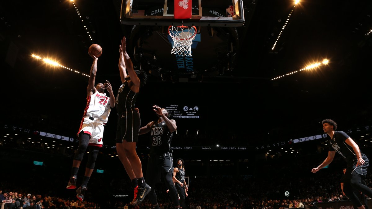 Butler scores 31 points as Heat needs overtime to beat Nets 96-95 – NBC 6 South Florida