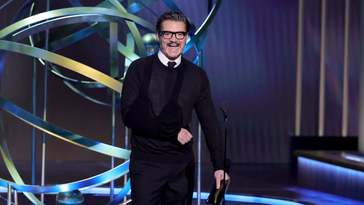 Pedro Pascal was bleeped out at the Emmys. What he stated about why his arm is in a sling