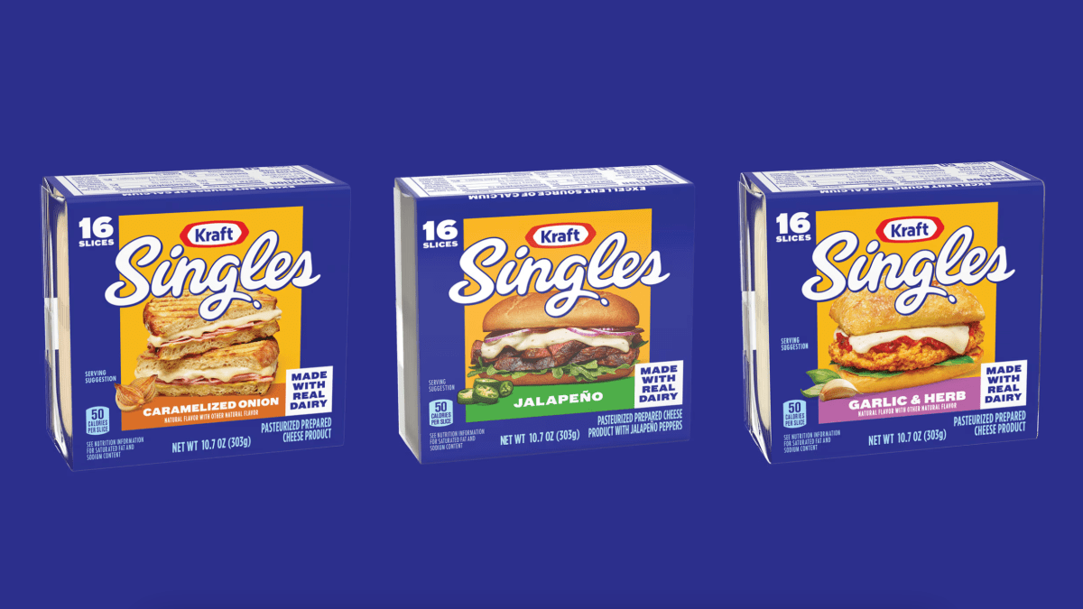 Kraft Singles is coming out with new cheese slice flavors for the to start with time in virtually 10 several years
