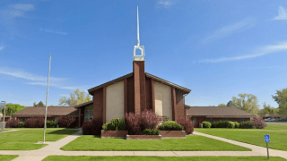 Monroe East chapel of the Church of Jesus Christ of Latter Day Saints in Monroe, Utah.