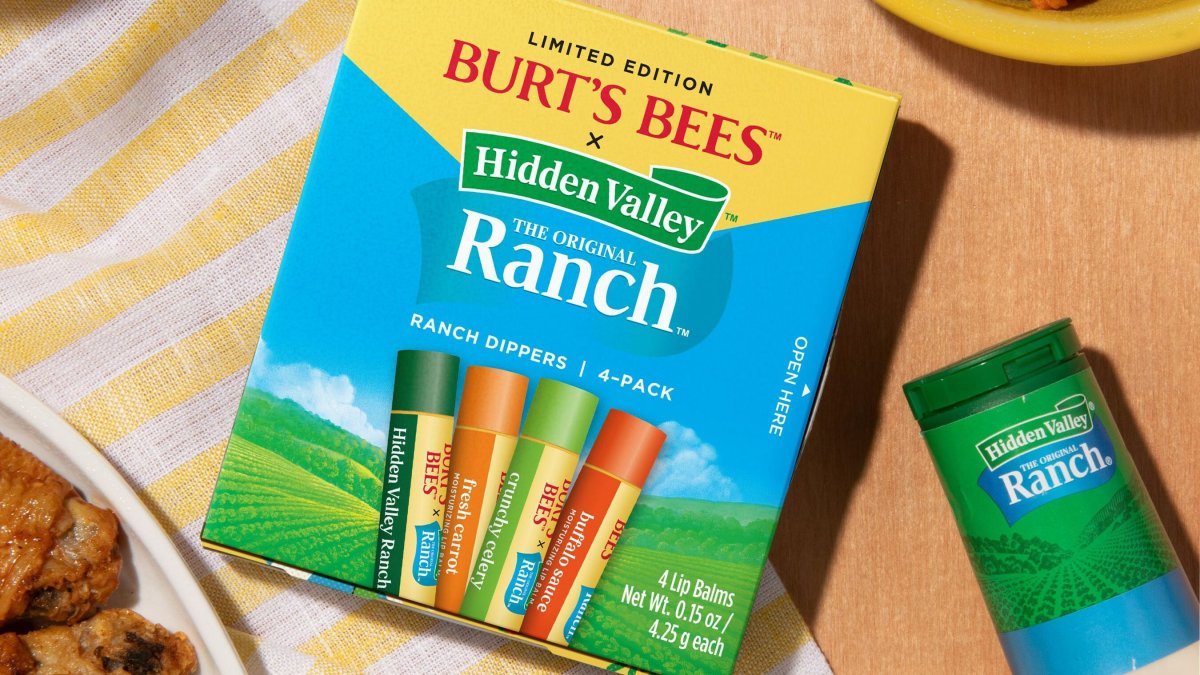 Burt&#039s Bees and Hidden Valley Ranch launch lip balm with flavors of a rooster wing basket