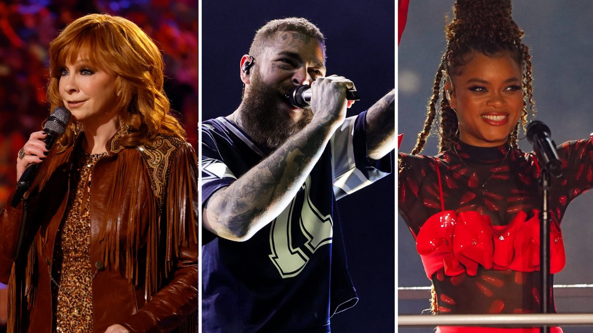 Reba McEntire, Post Malone and Andra Day named pregame performers for Super Bowl in Las Vegas