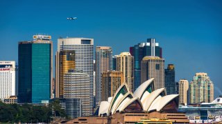 Sydney city skyline, New South Wales, Australia.