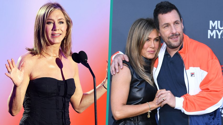 Jennifer Aniston honors Adam Sandler at People's Choice Awards