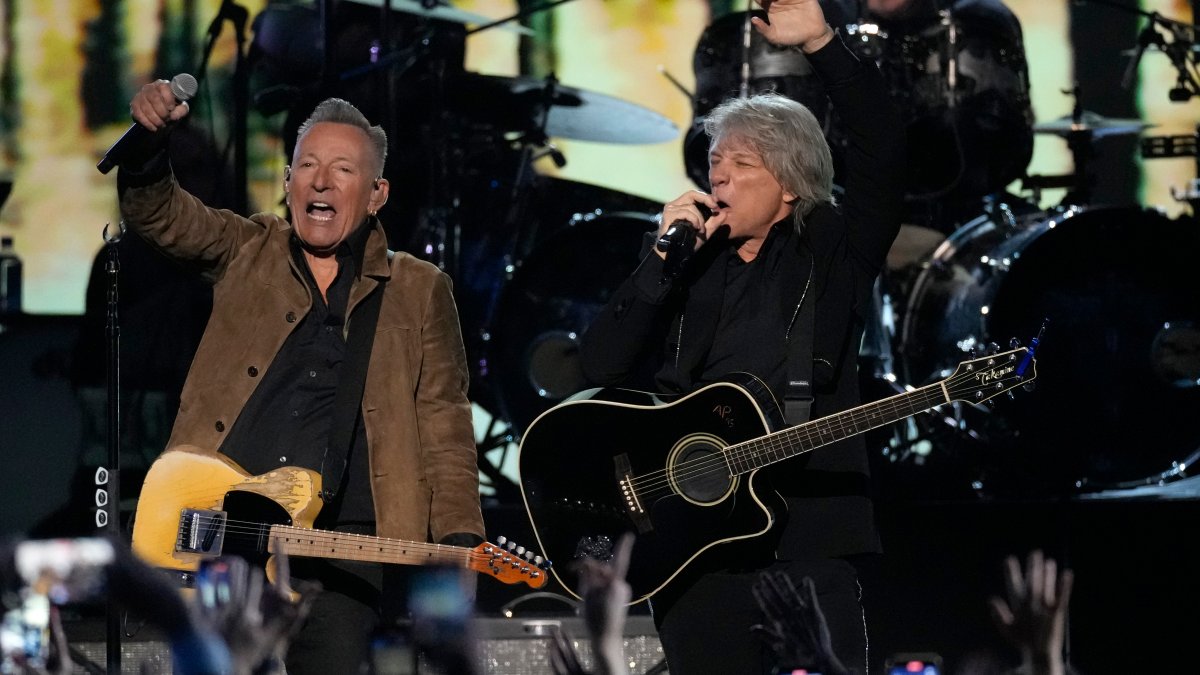 New Jersey comes West to kick off Grammy weekend with indigenous sons Jon Bon Jovi and Bruce Springsteen