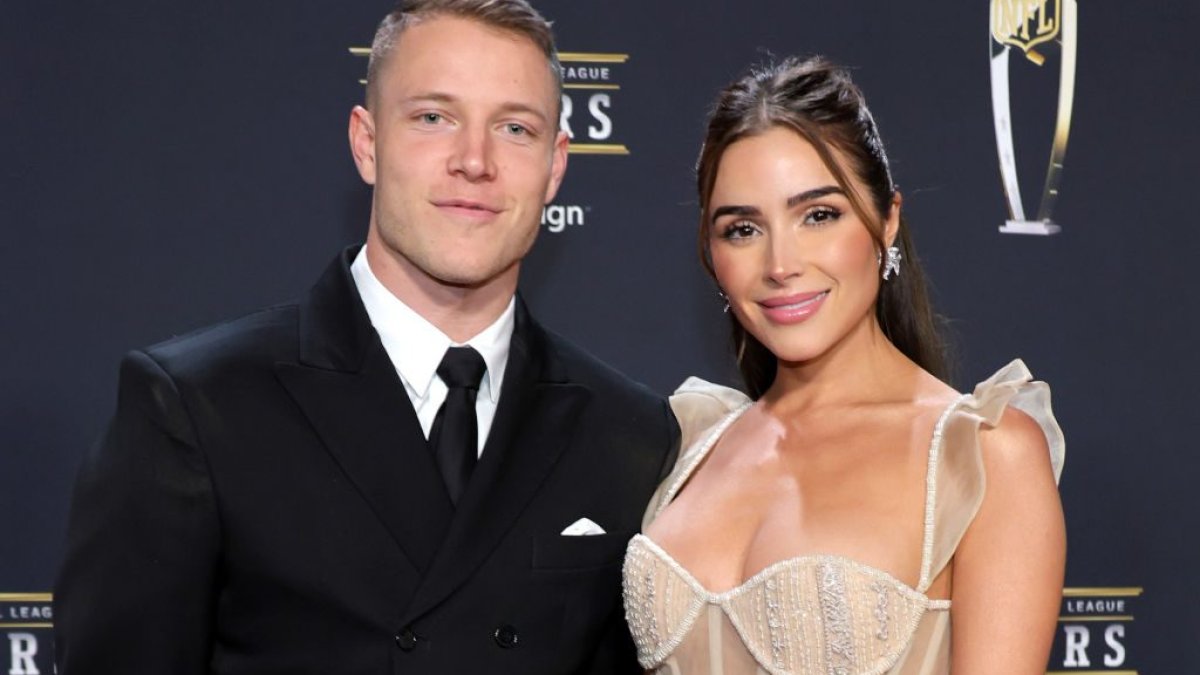 Olivia Culpo reacts soon after Christian McCaffrey&#039s mom says they can&#039t find the money for Tremendous Bowl suite