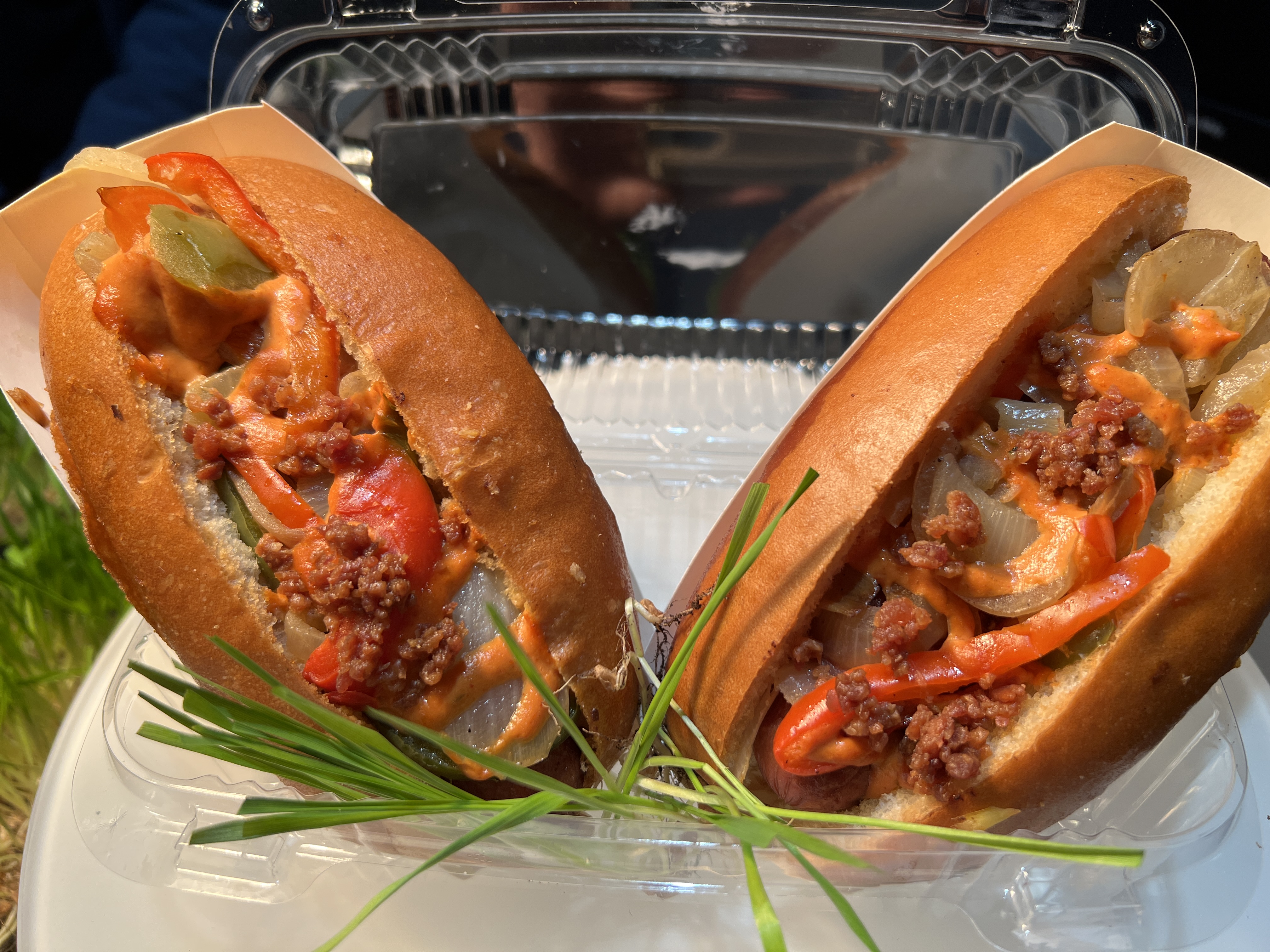 Cheesesteak sandwich. Available at Allegiant Stadium for Super Bowl 58.