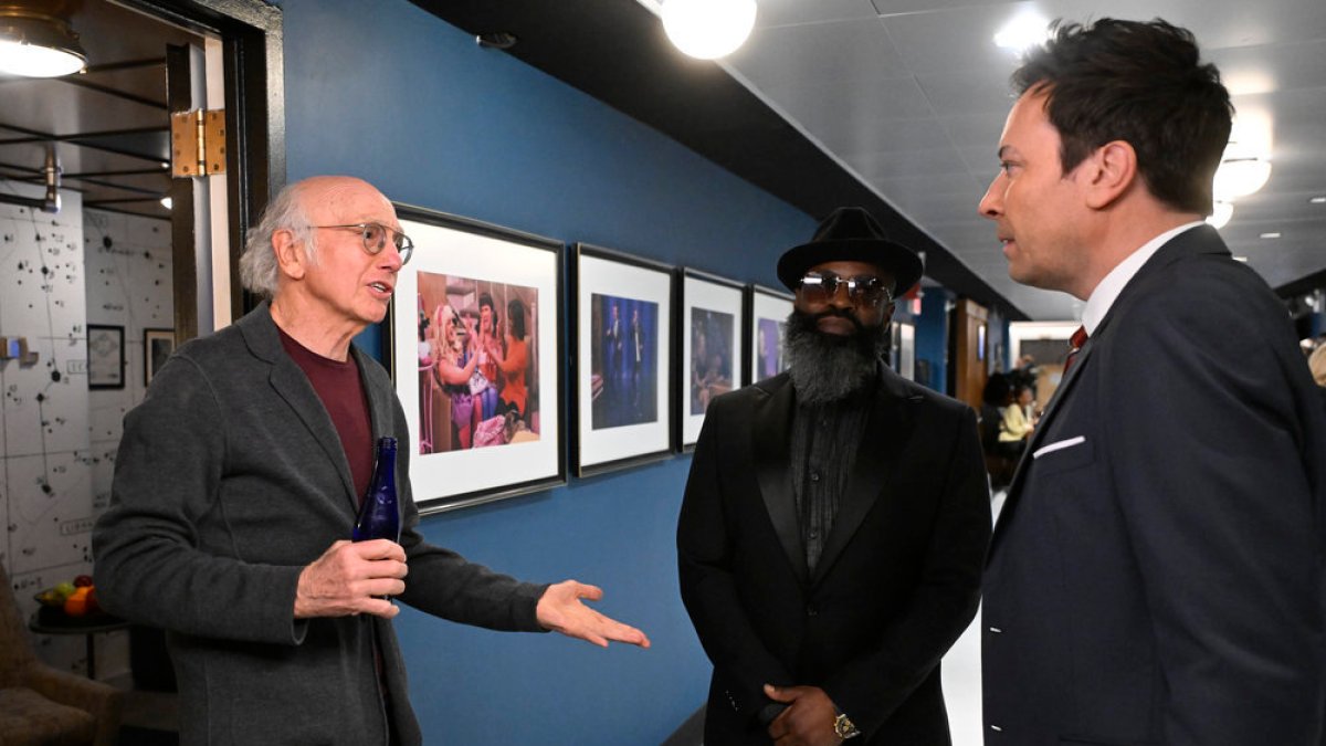 Larry David appears to get into heated discussion with Jimmy Fallon for the duration of ‘Tonight Display&#039 skit