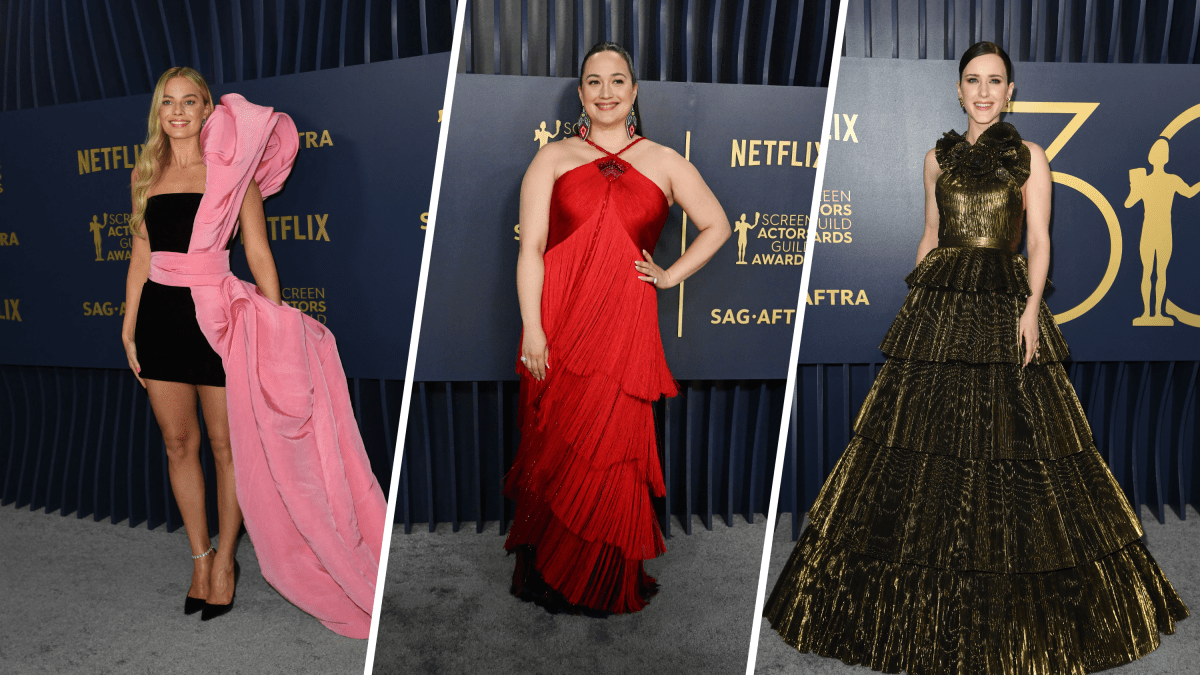 See all the stunning 2024 SAG Awards purple carpet manner appears