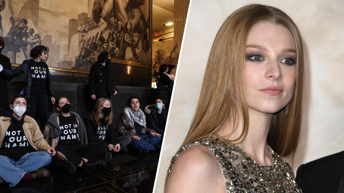 ‘Euphoria&#039 star Hunter Schafer among the protesters arrested after Gaza ceasefire rally in NYC