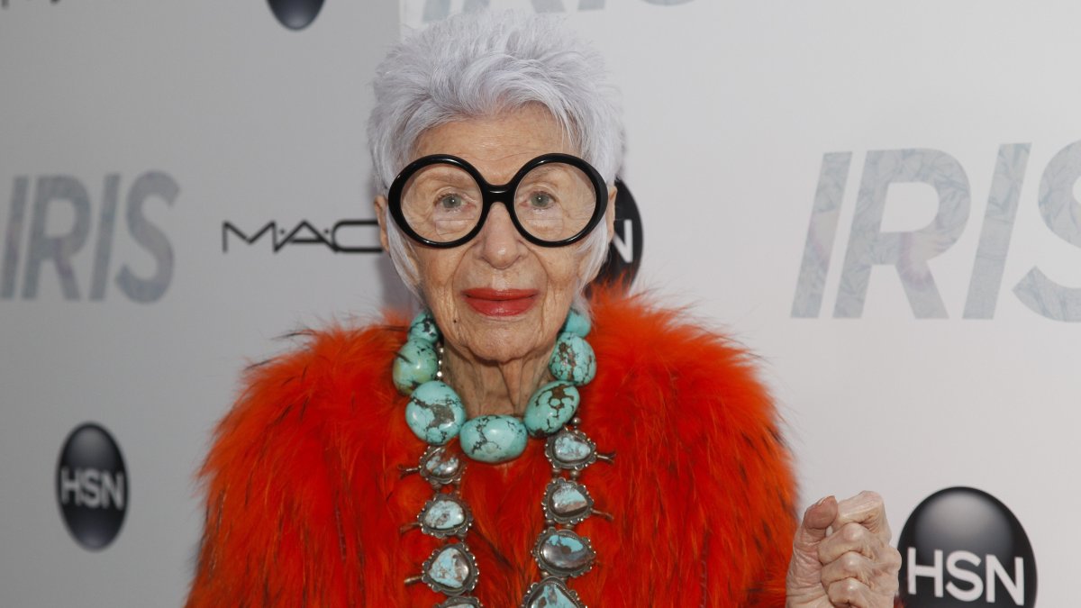 Iris Apfel, style icon known for her eye-catching design, dies at 102