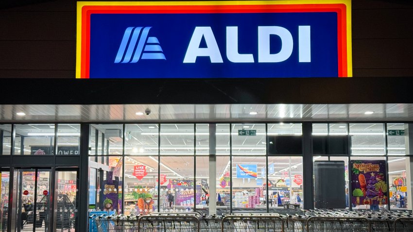 Exterior of ALDI store